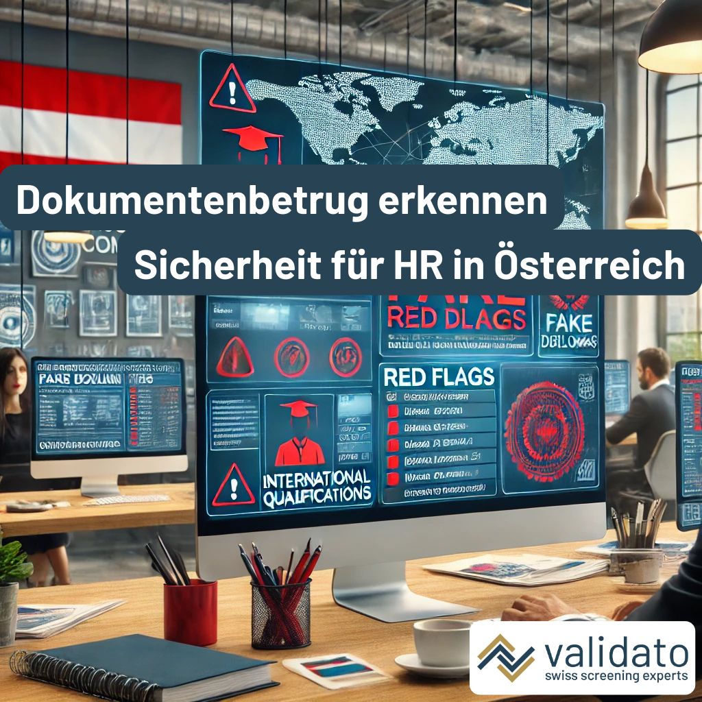 Falsche Ausbildungsnachweise in Österreich: Warum HR die Quelle verifizieren muss