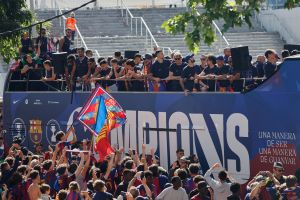 FC Barcelona feiert den Meistertitel in Spanien