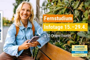Fernstudium Infotage vom 15.- 29. April