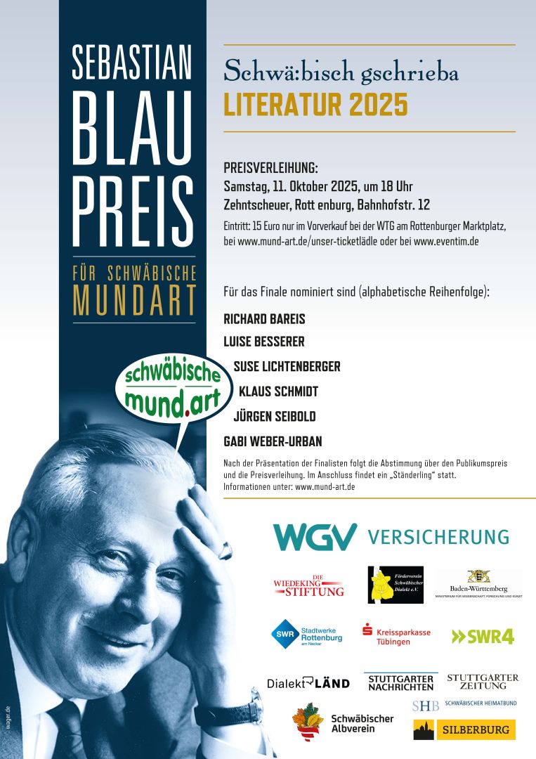 Finalisten für Sebastian-Blau-Literaturpreis nominiert