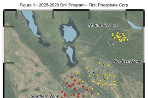 First Phosphate kündigt Aufnahme eines beschleunigten 30.000-Meter-Bohrprogramms zur Erarbeitung eines endgültigen Geomodells für sein magmatisches Phosphatkonzessionsgebiet Bégin-Lamarche an
