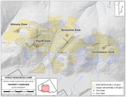 Forge Resources definiert im Projekt Alotta Porphyrmineralisierung aus der späten Kreidezeit