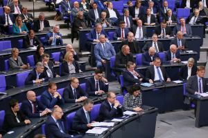 Fraktionen von CDU/CSU und AfD im Bundestag (Archiv)