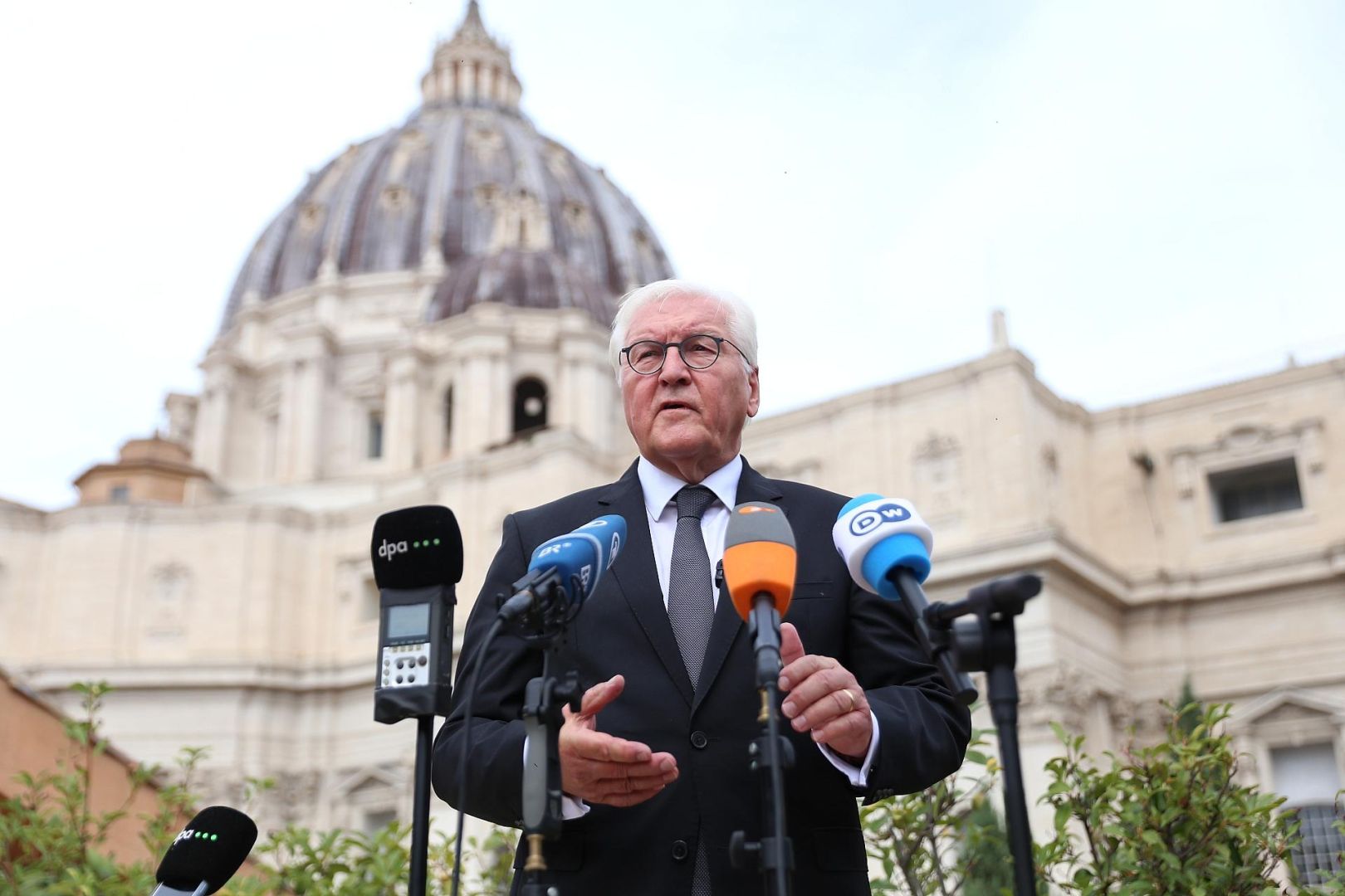 Frank-Walter Steinmeier im Vatikan am 22.09.2025