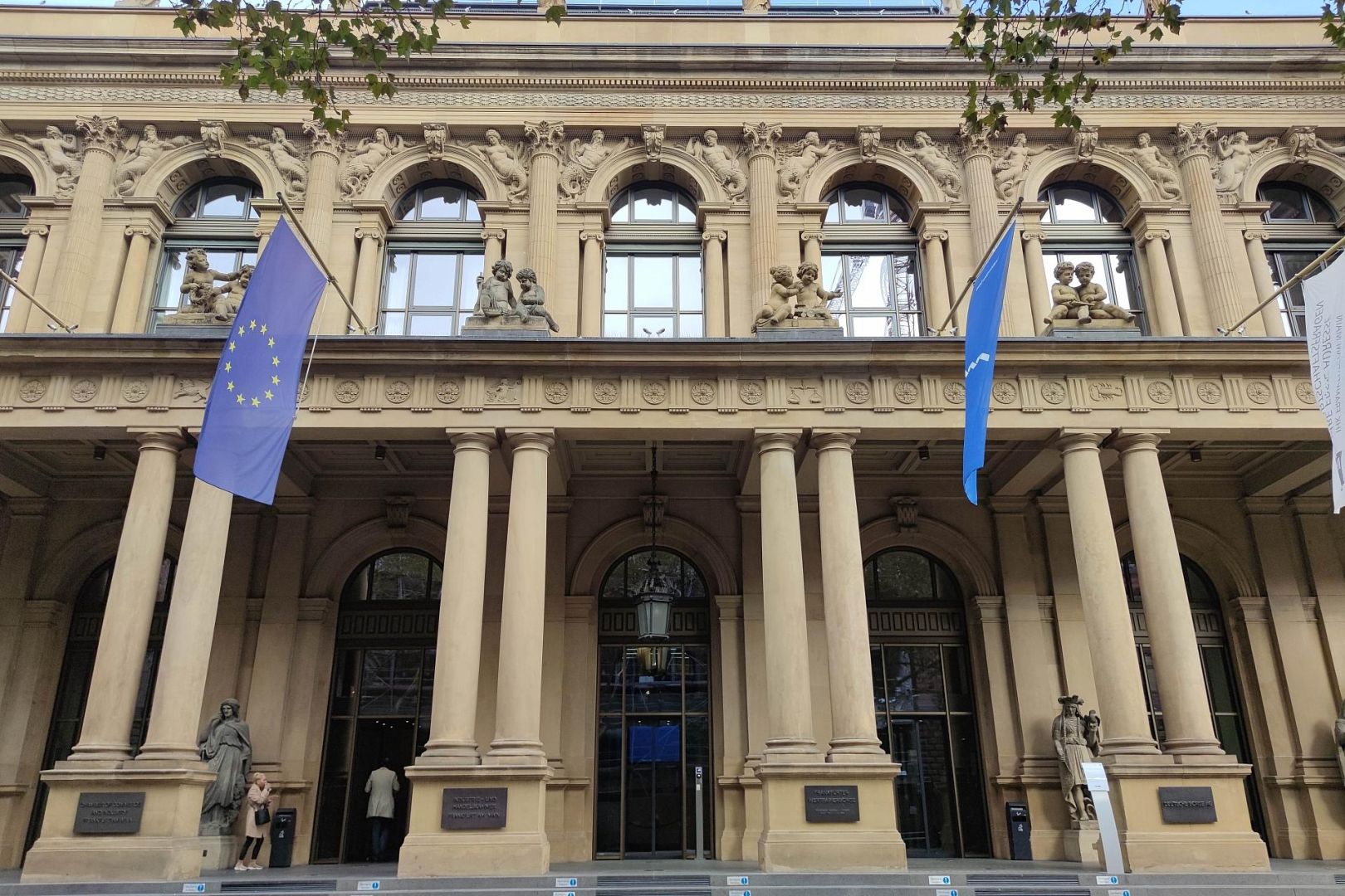 Frankfurter Börse am Börsenplatz in Frankfurt am Main