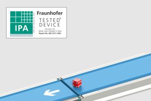 Fraunhofer IPA zertifiziert Messerkante für Reinraumförderbänder von Montech