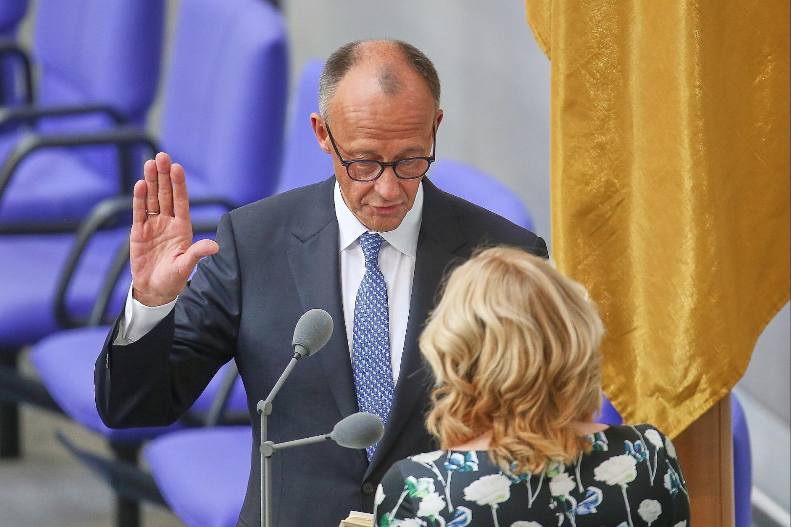 Friedrich Merz bei seiner Vereidigung am 06.05.2025 (Archiv)