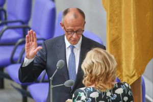 Friedrich Merz bei seiner Vereidigung am 06.05.2025 (Archiv)