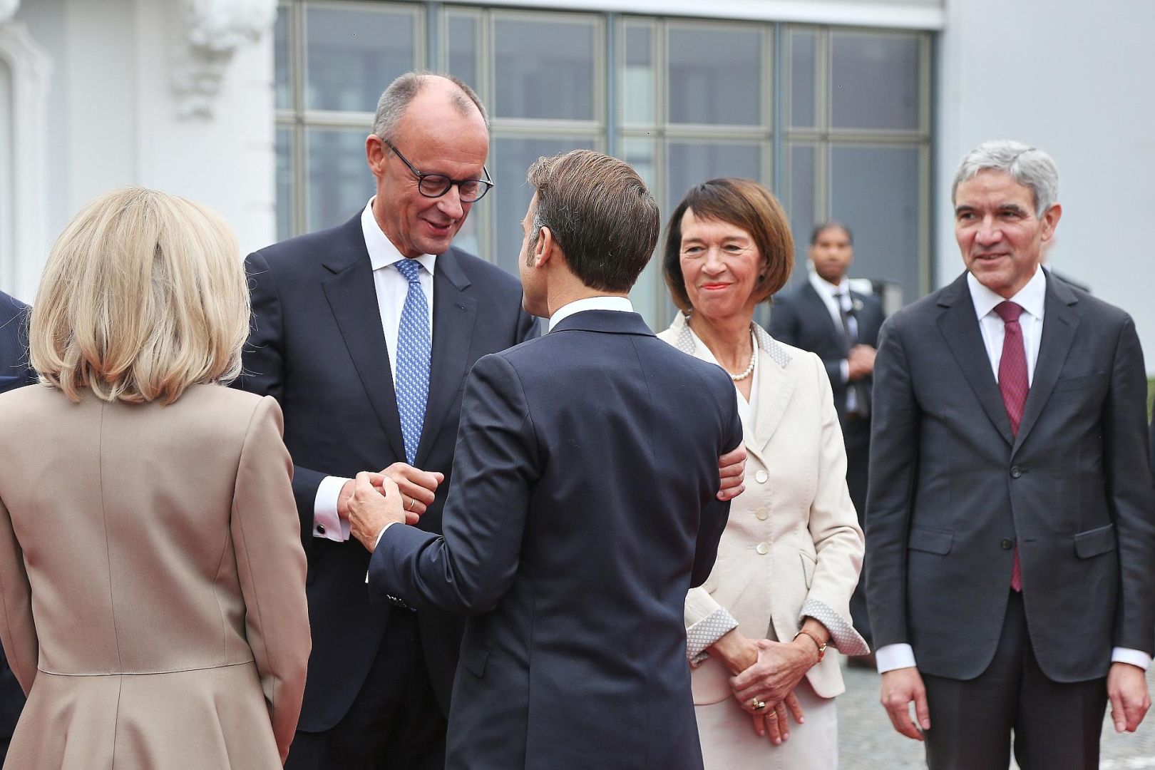 Friedrich Merz und Emmanuel Macron am 03.10.2025