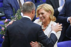 Friedrich Merz und Julia Klöckner am 25.03.2025
