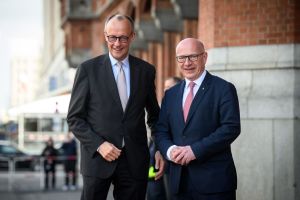 Friedrich Merz und Kai Wegner 