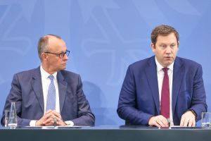 Friedrich Merz und Lars Klingbeil (Archiv)
