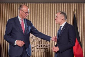 Friedrich Merz und Mark Carney (Archiv)