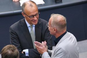 Friedrich Merz und Matthias Miersch (Archiv)