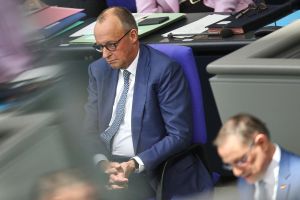 Friedrich Merz und Tino Chrupalla (Archiv)