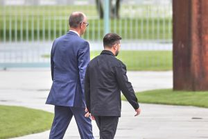 Friedrich Merz und Wolodymyr Selenskyj (Archiv)