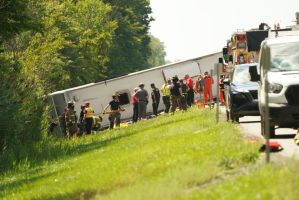 Fünf Tote bei Busunfall in New York