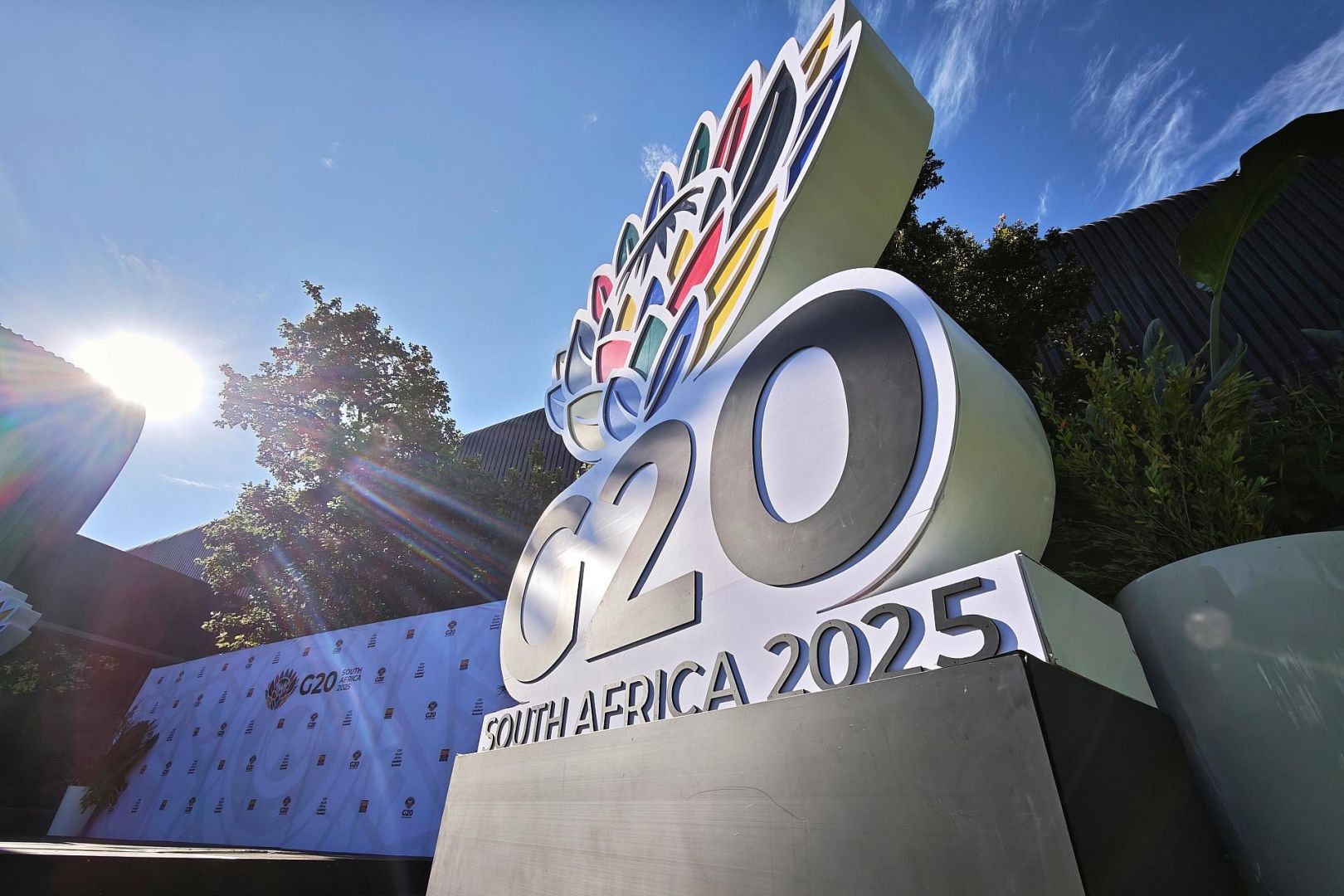 G20-Logo in Südafrika im November 2025