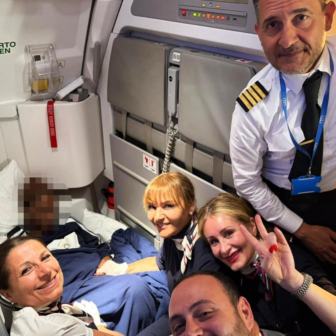 Geburt über den Wolken