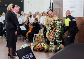 Gedenken an die Anschläge in Belgien