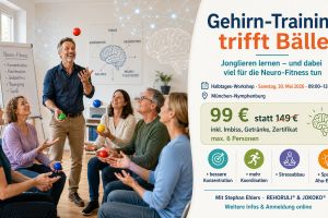 Gehirn-Training trifft Bälle am Samstag, 30. Mai in München