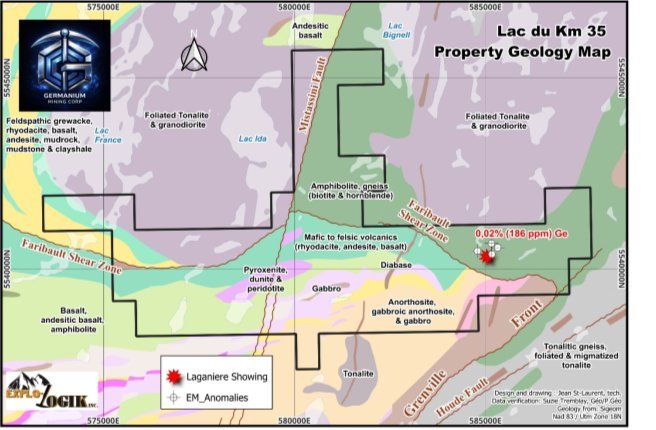 Germanium Mining Corp. stellt ein Explorationsteam für das Arbeitsprogramm 2026 auf dem zu 100 % unternehmenseigenen Germaniumprojekt Lac du Km 35 in der Region Chibougamau, Québec, zusammen