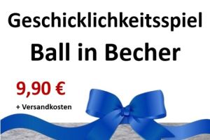 Geschenkidee: Holz-Fangball – Geschicklichkeitsspiel für nur 9,90 €