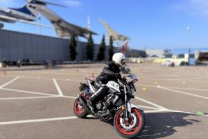 Geschicklichkeit auf zwei Rädern