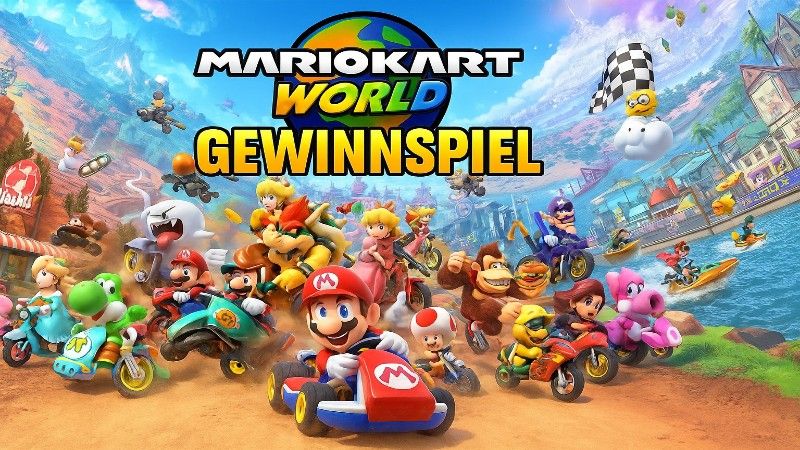 Gewinnspiel: Zwei Exemplare von Mario Kart World zu gewinnen!