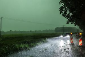Gewitter mit Starkregen