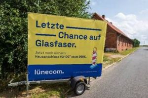 Glasfaserausbau für Uelzen durch die lünecom
