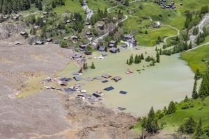 Gletscherabbruch im Wallis