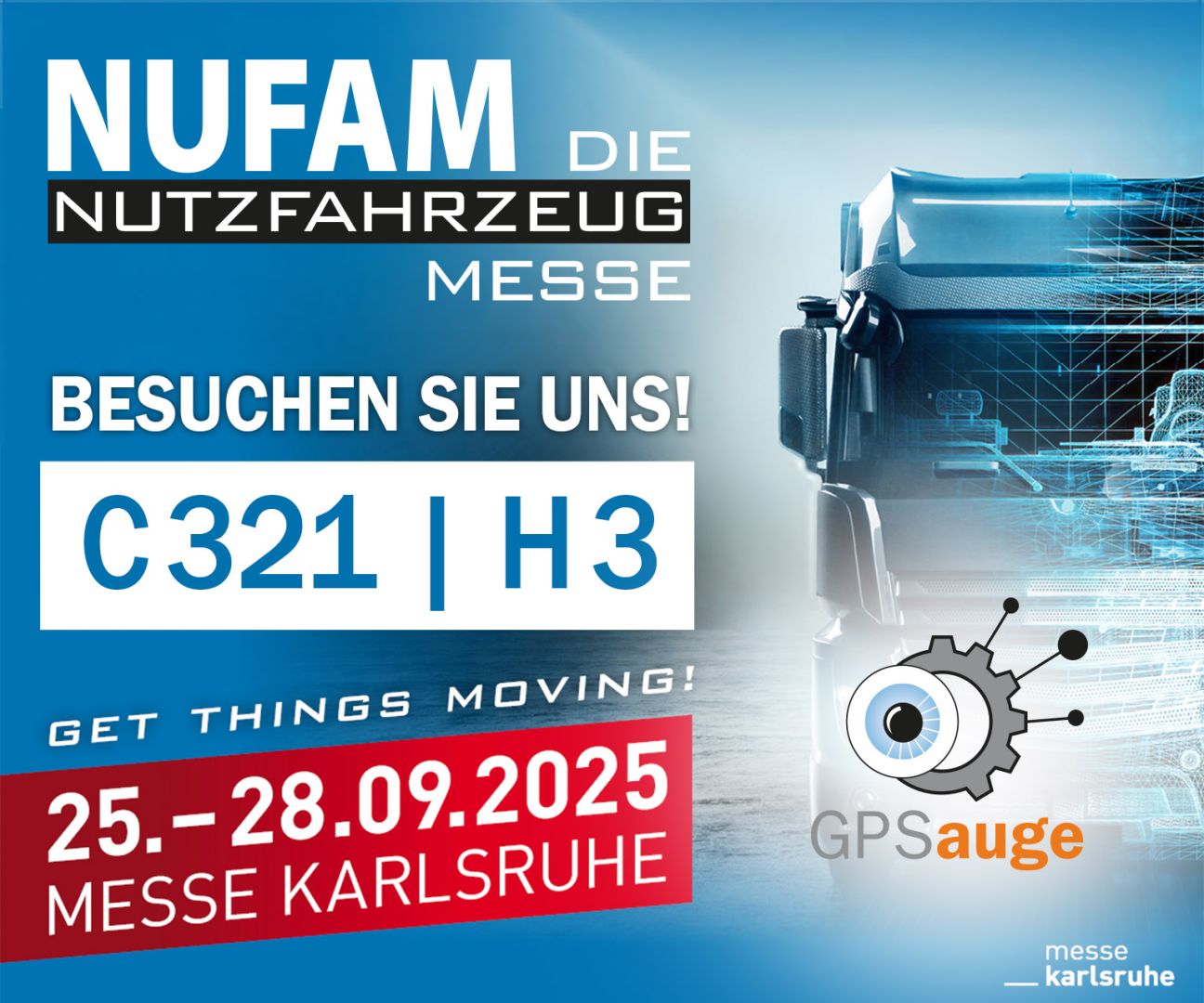 GPSoverIP auf der NUFAM 2025: Telematik für Transport und Logistik live erleben