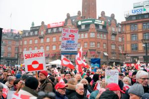 Grönland-Konflikt - Protest in Kopenhagen