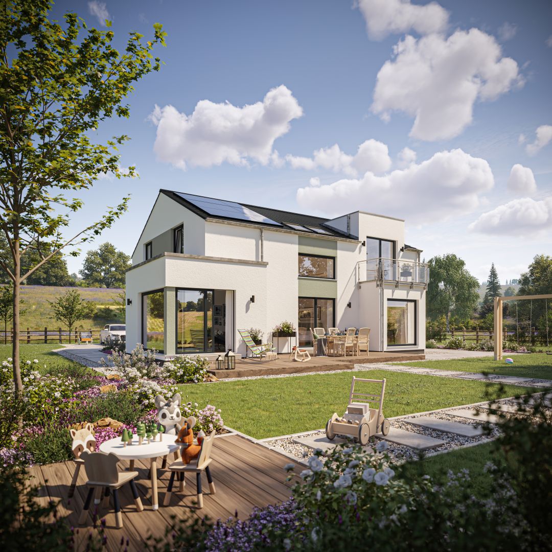 Grünes Wohnen beginnt beim Grundriss:  Living Haus setzt auf nachhaltiges Design mit Köpfchen