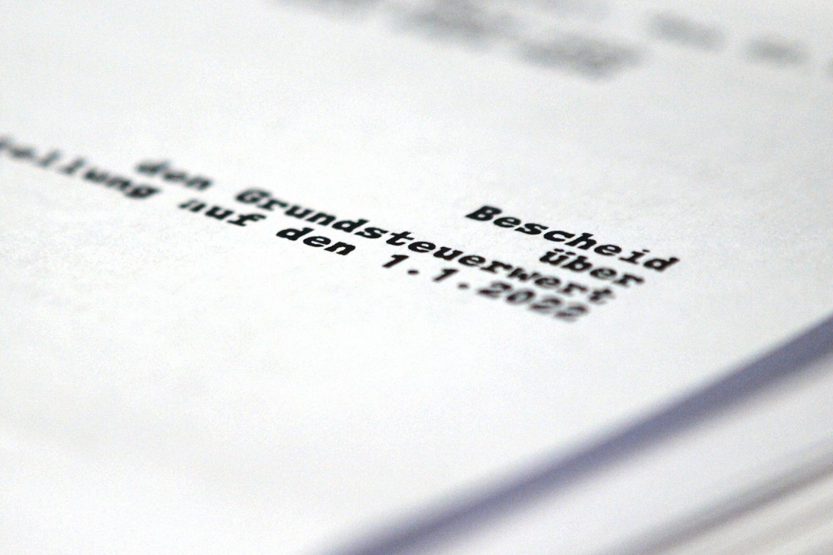 Grundsteuerbescheid (Archiv)