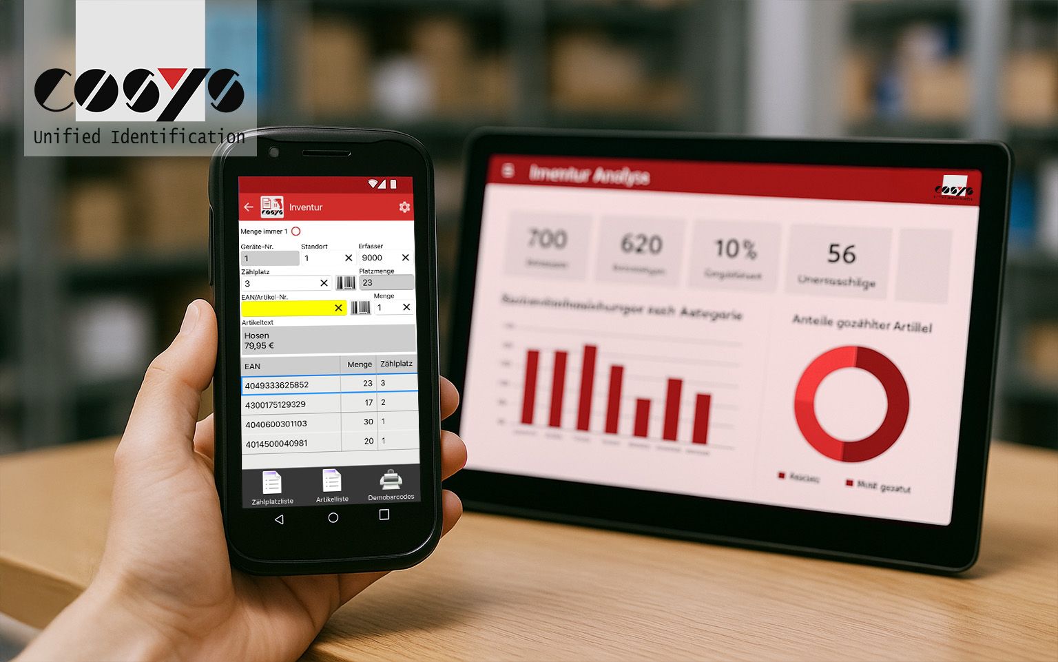 Günstige Inventur App mit Inventur Analyse für jedes Unternehmen.