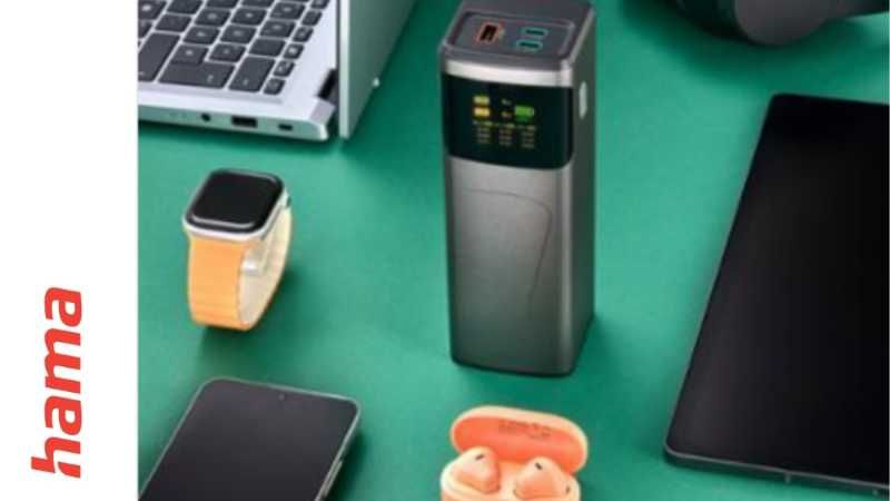 Hama – Kleine Powerbank mit reichlich Leistung, selbst für energiehungrige Notebooks