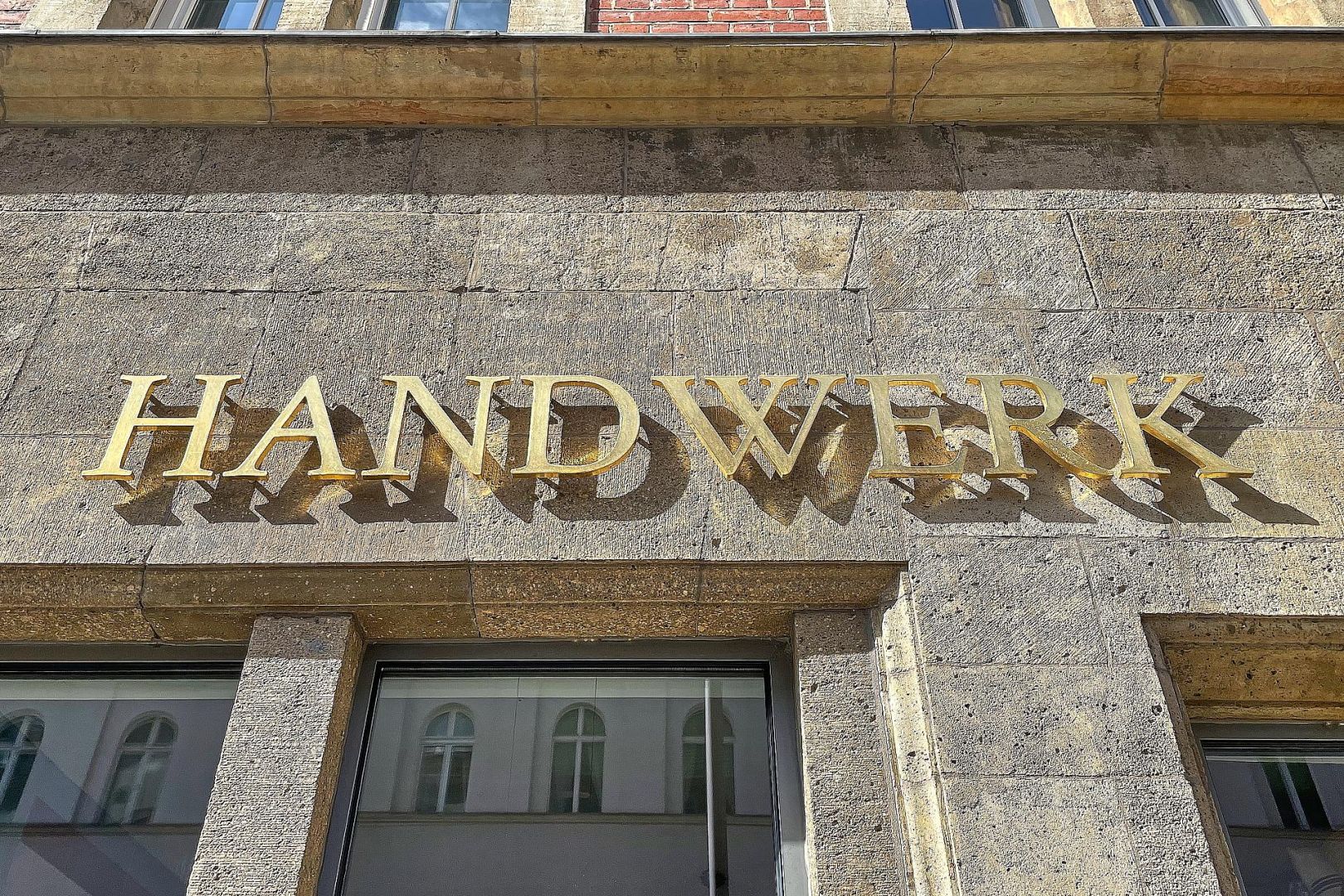 Handwerk-Schriftzug (Archiv)