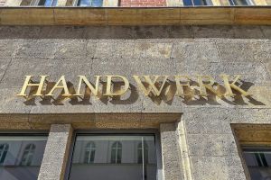 Handwerk-Schriftzug (Archiv)