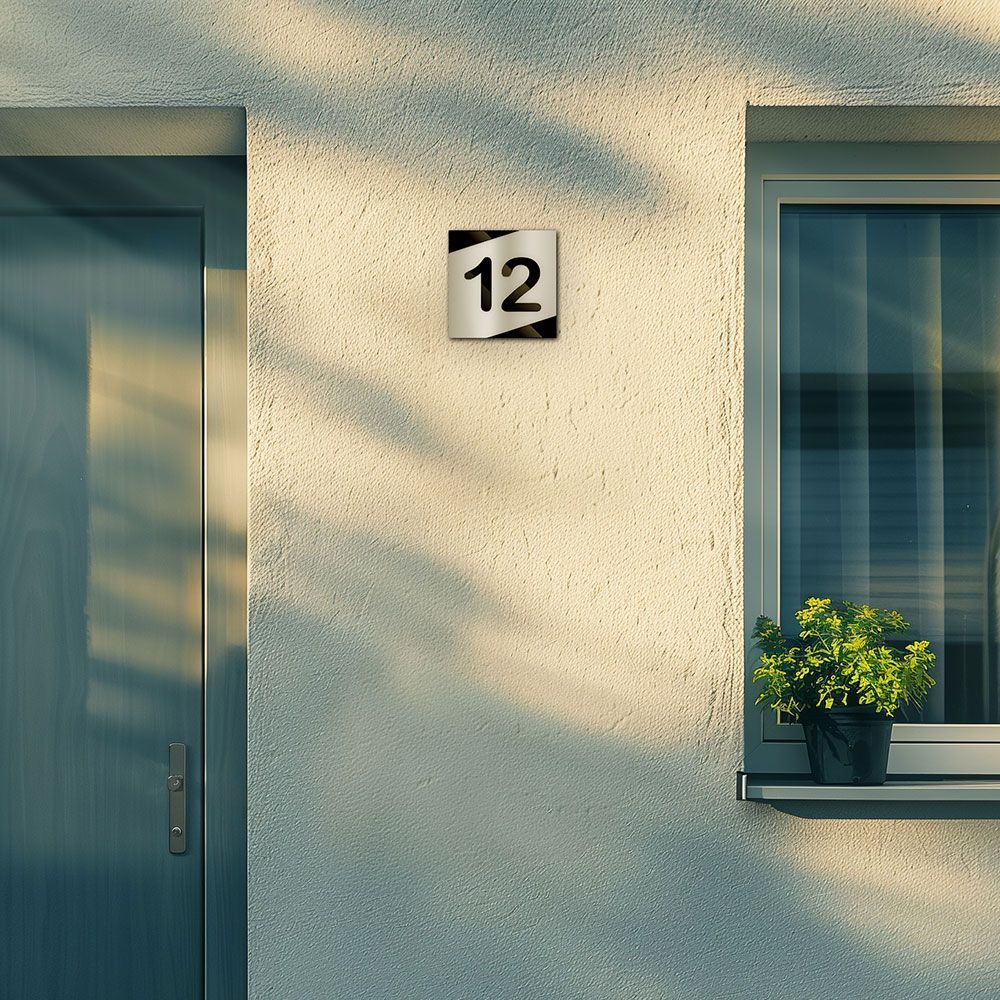 Hausnummern präzise gestaltet, optimal lesbar und dauerhaft beständig | KNOBLOCH