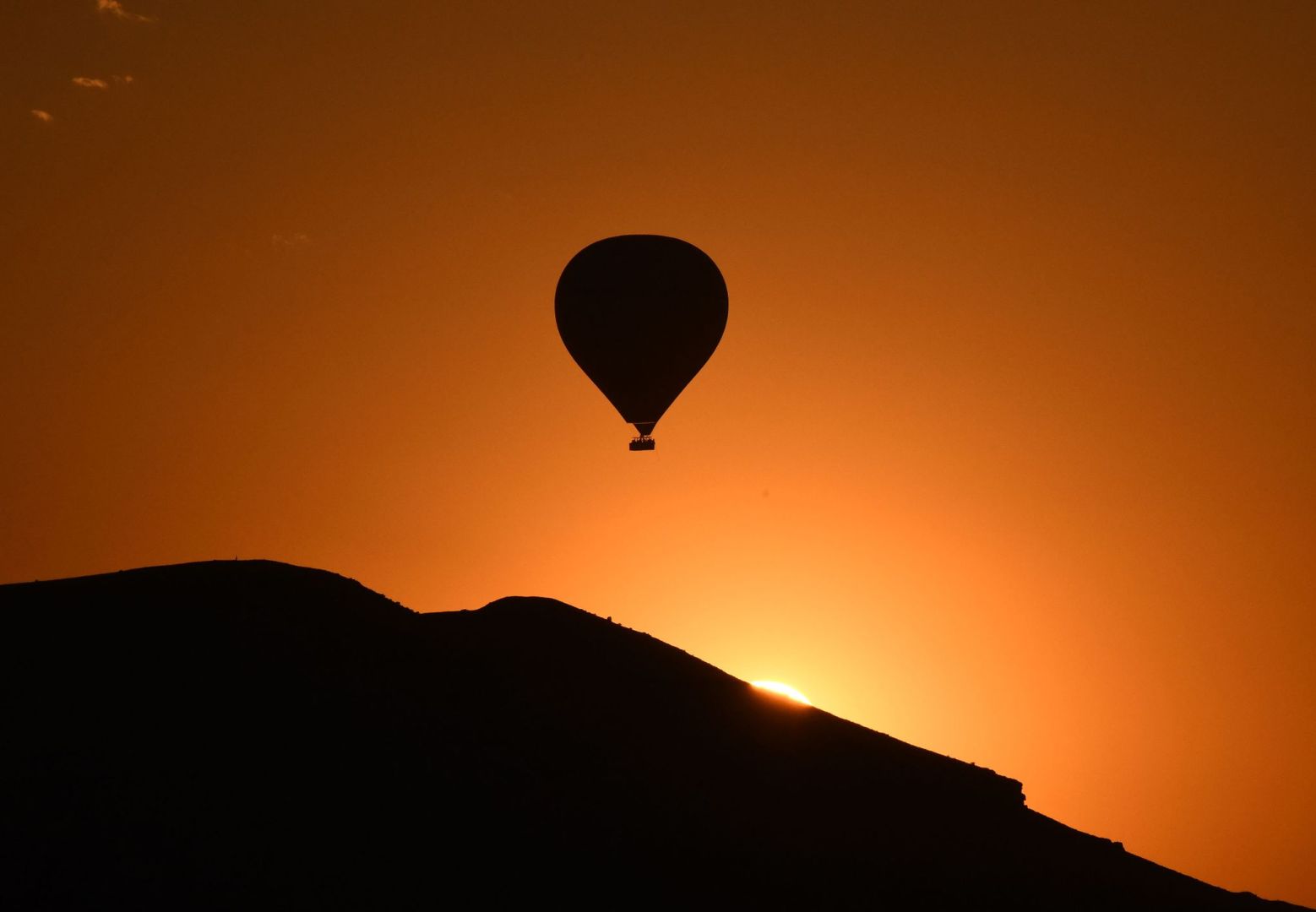 Heißluftballons in der Türkei