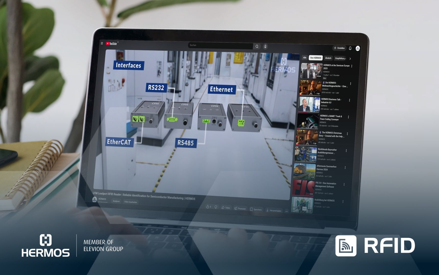 HERMOS RFID für maximale Prozesssicherheit