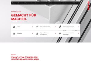 HYMER-Steigtechnik startet mit Webrelaunch durch