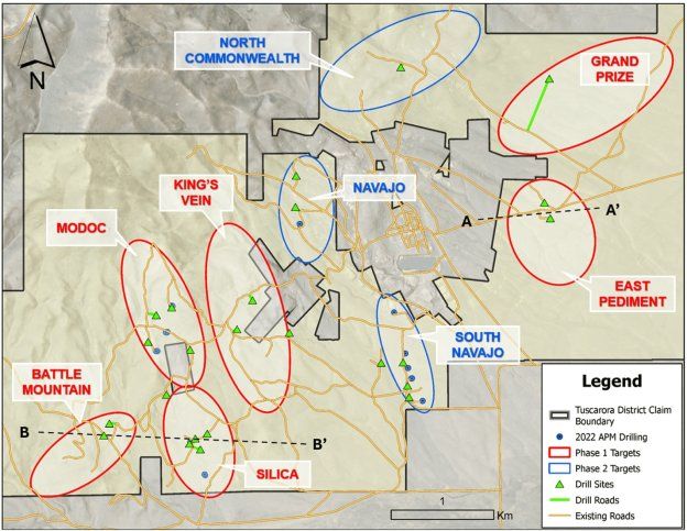 ICG Silver & Gold beauftragt Major Drilling mit der Durchführung des bevorstehenden 3.000-Meter-Bohrprogramms im Tuscarora District