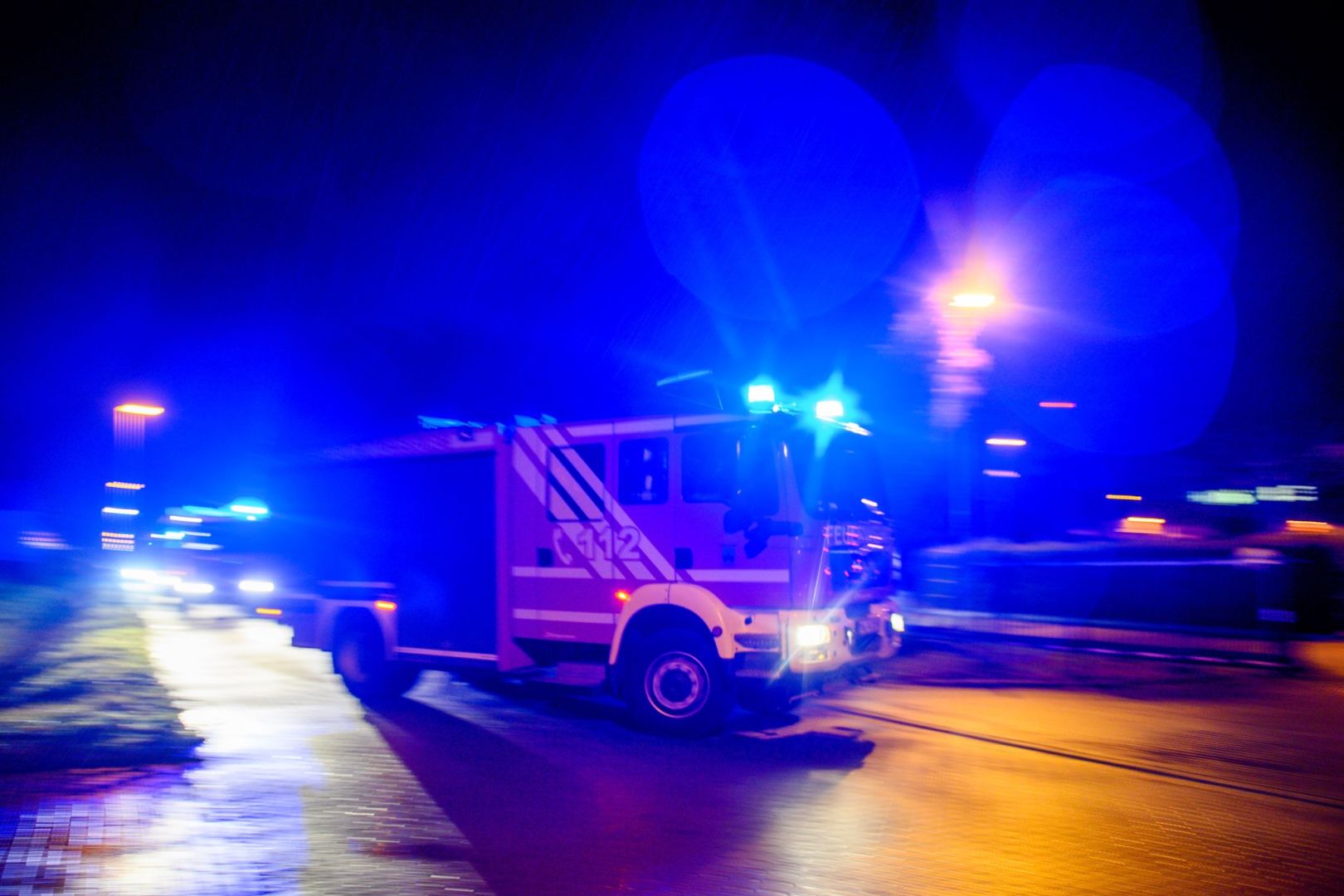 Illustration - Feuerwehr im Einsatz