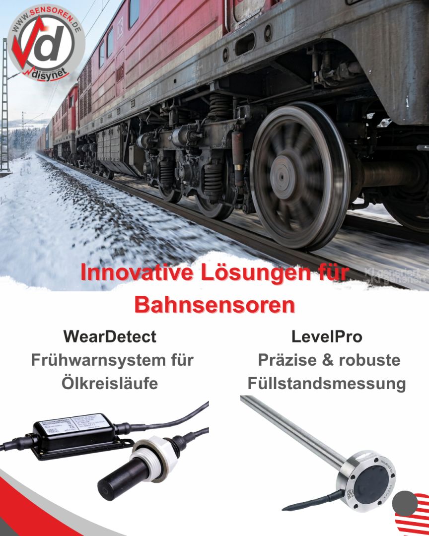 Innovative Lösungen für Bahnsensoren: Anlagenüberwachung und Wartungsoptimierung für mehr Sicherheit und Effizienz