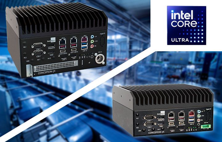 InoNet erweitert Portfolio um neue Embedded Systeme mit Intel® Core™ Ultra Prozessoren