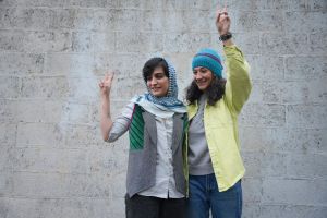 Iranische Journalistinnen Hamedi und Mohammadi