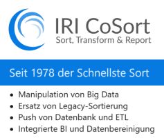 IRI CoSort für die Datenpipeline Daten schneller verarbeiten und Datenprozess schlanker gestalten ❗